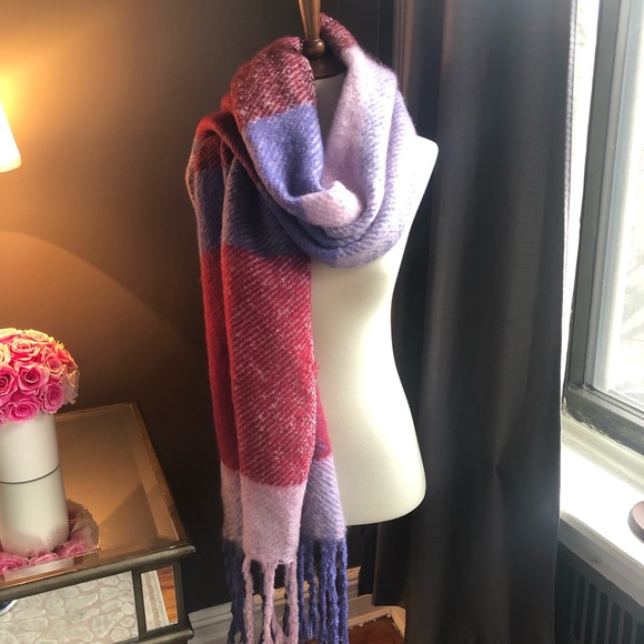 NWT Savida Olivia Check Scarf - Picture 2 of 10